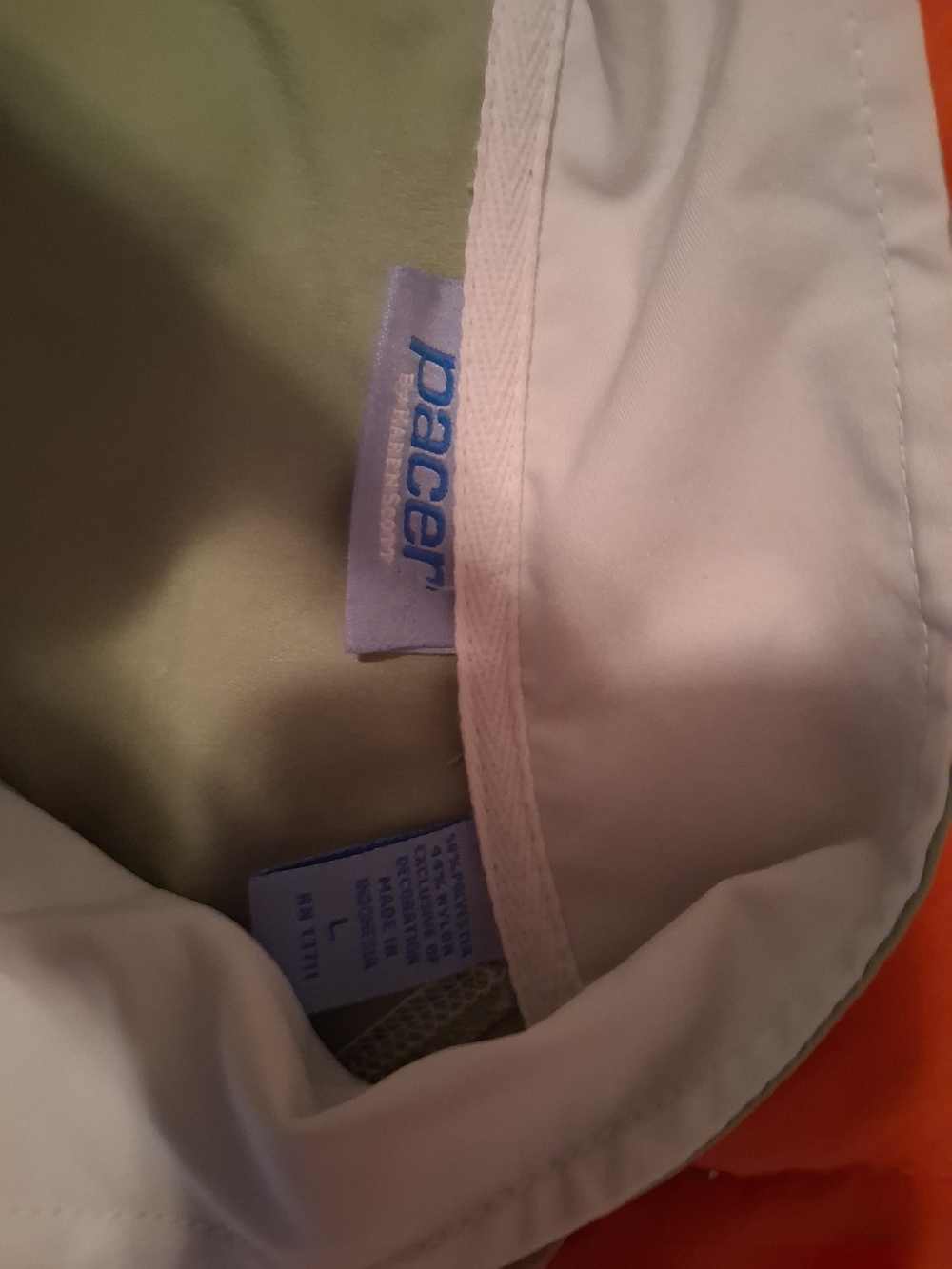 Pacers by Karen Scott Vintage Retro Women’s L Green/White Full Zip track jacket - Picture 5 of 5